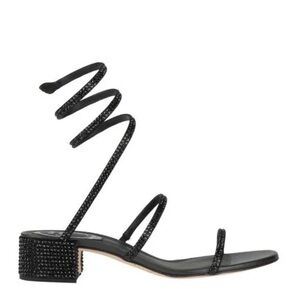 Rene Caovilla Black Cleo Embellished Sandal